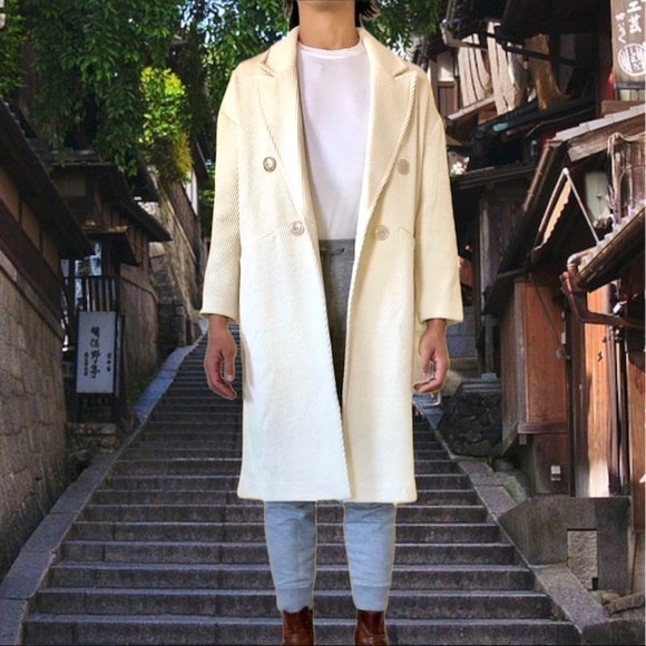 Zara Jackets & Blazers - Brand New Cream Zara Coat